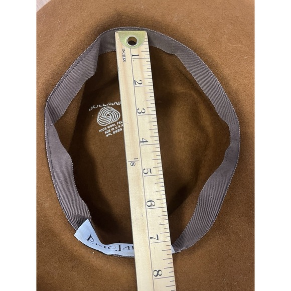 Vintage Eric Javits 1980s Hat, USA, Chocolate Brown Wool, Designer, Elegant look - Picture 5 of 10